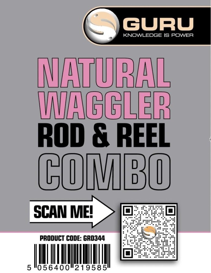 Set Prút a Navijak Guru Natural Waggler 11’ Float Rod & Reel Combo
