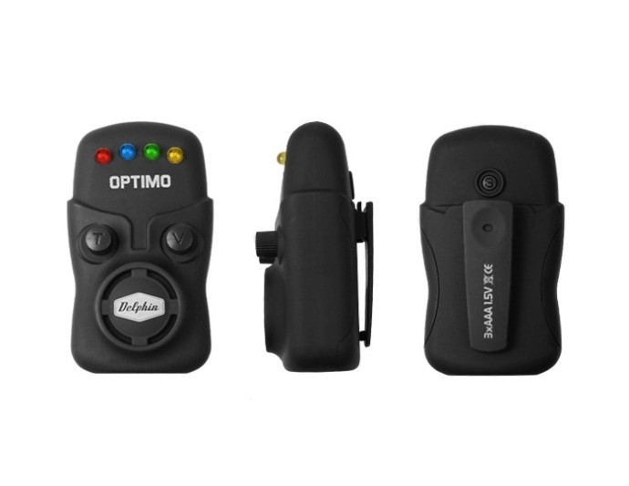 Set Signalizatora 4+1 Delphin OPTIMO 9V + 4x Indikator + 4x Snag Gear