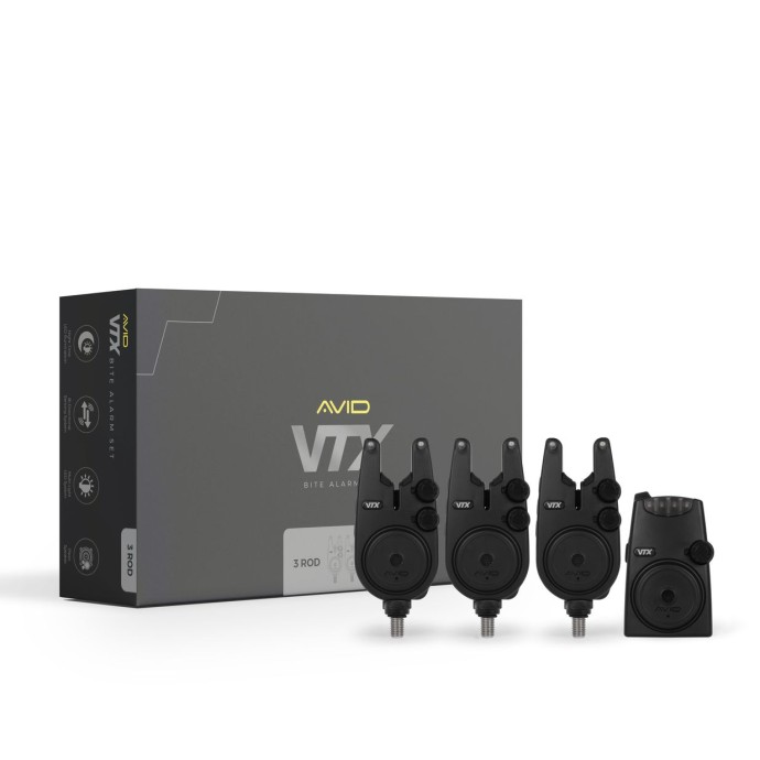 Set signalizatora Avid VTX 3+1 Bite Alarm Set