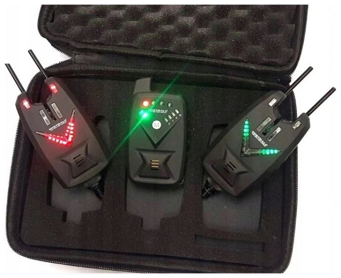 Set Signalizatora Mistrall Arrow 2+1 Zelena / Crvena