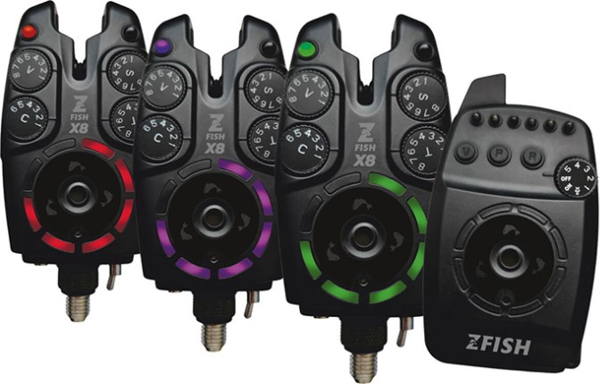 Set signalizatora Zfish Bite Alarm Set ZX8 3+1