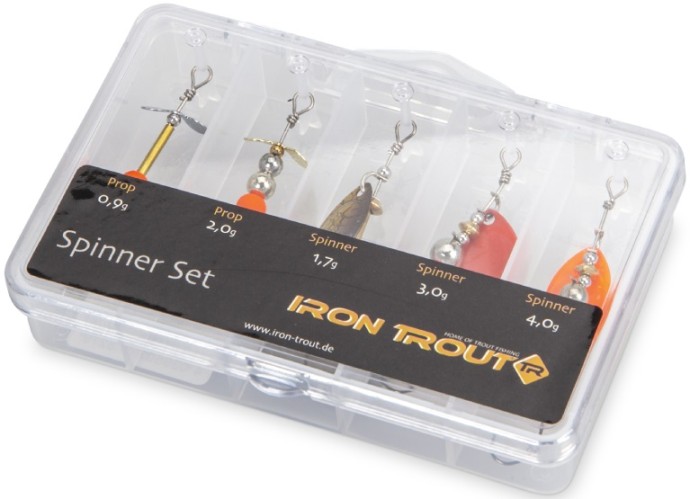 Set Varalica Iron Trout u Kutiji Spinner Kit