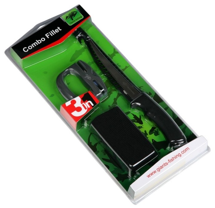 Set za filetiranje Giants Fishing Combo Fillet 3in1