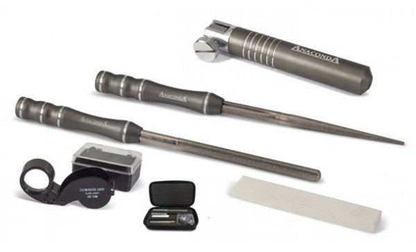 Set za oštrenje udica Anaconda Piercer Diamond Point Profi Kit
