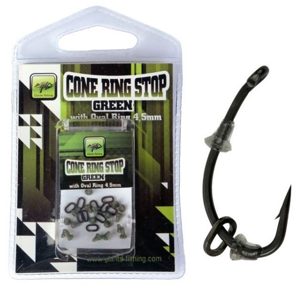 Silikonski Stoper s Prstenom Giants Fishing Cone Ring Stop 4