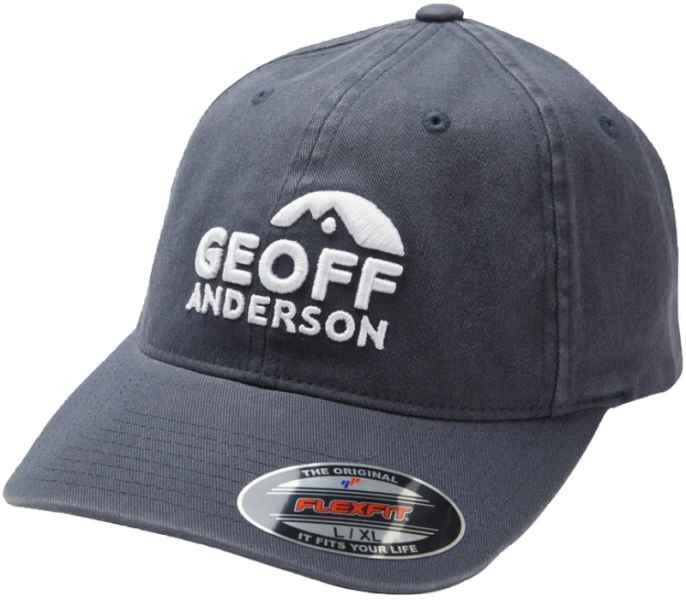 Šilterica Geoff Anderson Flexfit Washed Plava 3D Logo