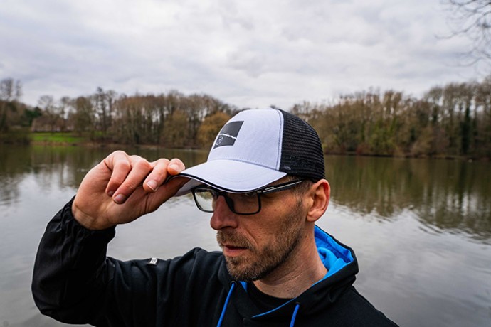 Šilterica Preston White Ventamesh HD Cap