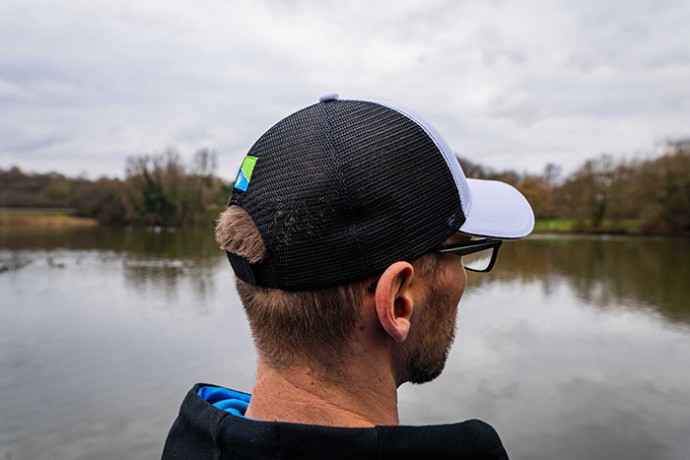 Šilterica Preston White Ventamesh HD Cap