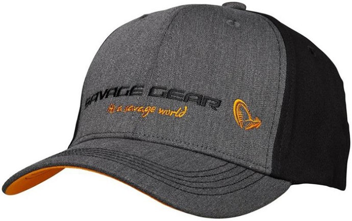 Šilterica Savage Gear Strike Cap Onesize Grey Melange/Black