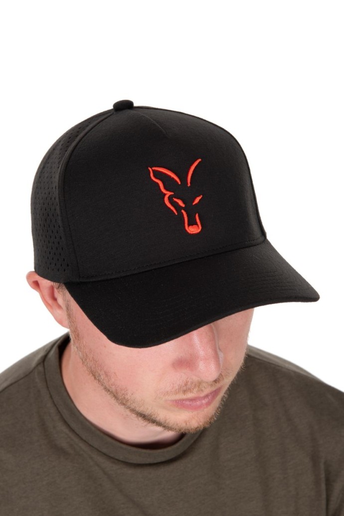 Šiltovka Fox Collection Baseball Cap Čierna/Oranžová