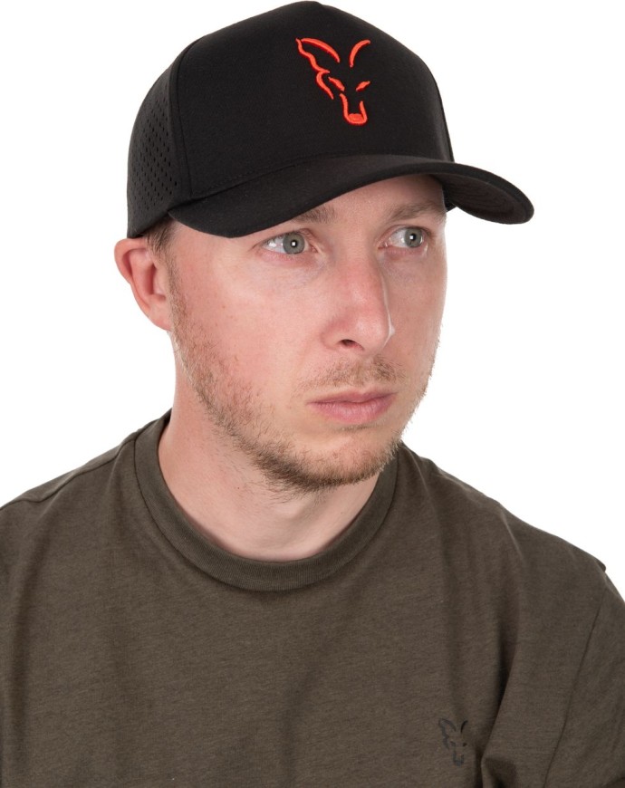 Šiltovka Fox Collection Baseball Cap Čierna/Oranžová