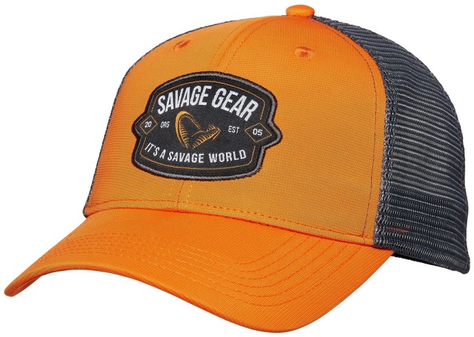 Šiltovka Savage Gear Badge Trucker Cap Orange