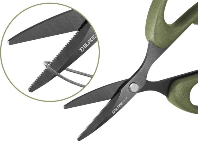 Škare Delphin s narezima BladeX Long Titan 12cm