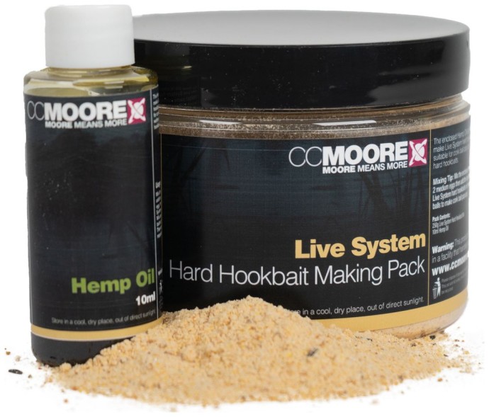 Směs na výrobu Hard Hookbait CC Moore Live System 250g Směs na výrobu Hard Hookbait CC Moore Live System 250g
