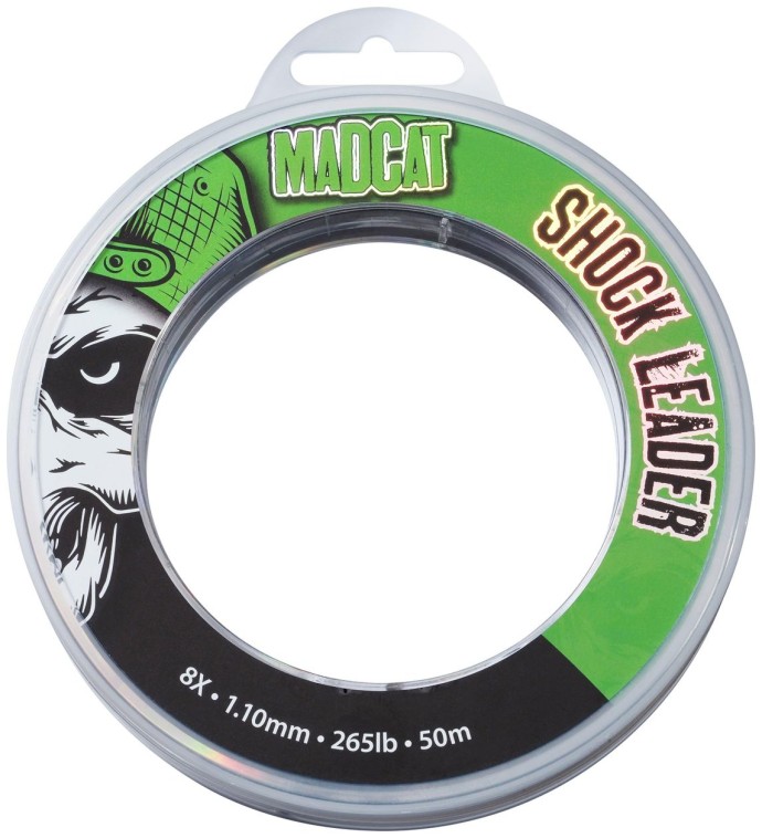Šnura Madcat Shock Leader Crna 50m 1,10mm 265lb/120kg