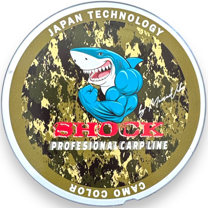 Šok najlon Method Feeder Fans Shock Mussel Leader Camo