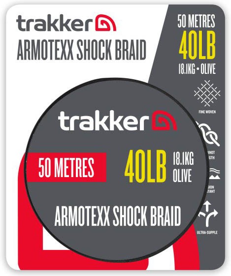 Šok upredenica Trakker Armotexx Shock Braid 40lb/18,1kg 50m