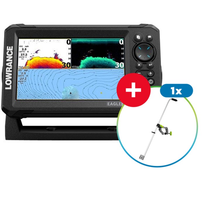 Sonar Lowrance Eagle 7 sa Sondom 83/200 HDI + Držač Sonde Besplatno