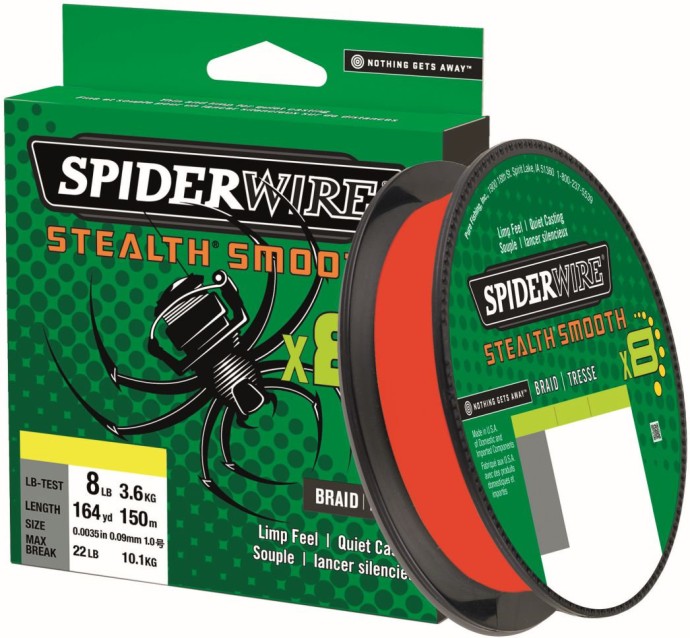 Špaga Spiderwire Stealth Smooth8 Crvena 150m