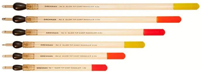 Splávek Drennan Loaded Glow Tip Carp Waggler