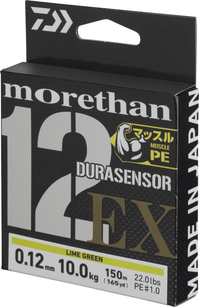 Splétaná Šňůra Daiwa UVF Morethan Durasensor x12EX+Si3 150m Lime Green