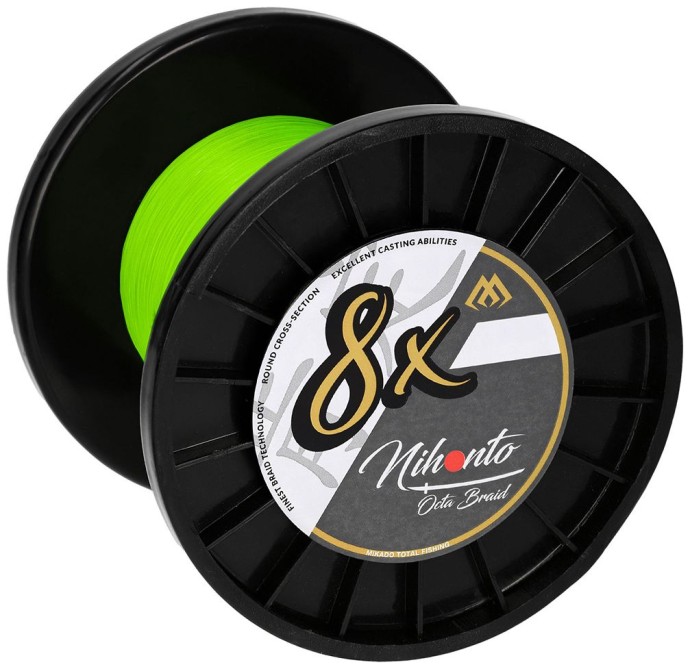 Spletaná Šnúra Mikado Nihonto Octa Braid Fluo 2100m 0,08mm/5,15kg