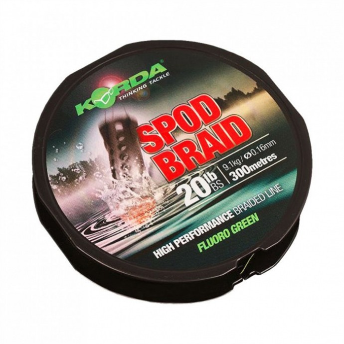Spod upredenica Korda Spod Braid 20lb 300m 0,16mm Svijetlo Zelena