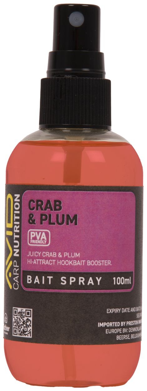 Sprej Na Nástrahy Avid Crab & Plum Bait Spray 100ml