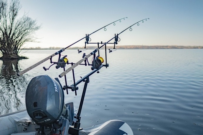 Stalak Giants Fishing Boat Rod Pod 3 Rods