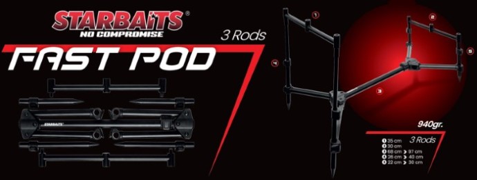 Stalak za 3 Štapa Starbaits Fast Pod