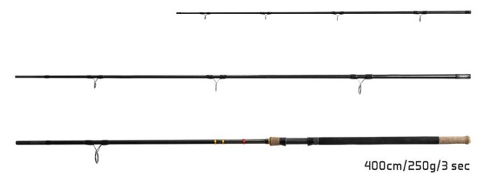 Štap Delphin RIVER Trophy NXT X-TREME 4,00m 250gr 3dijela