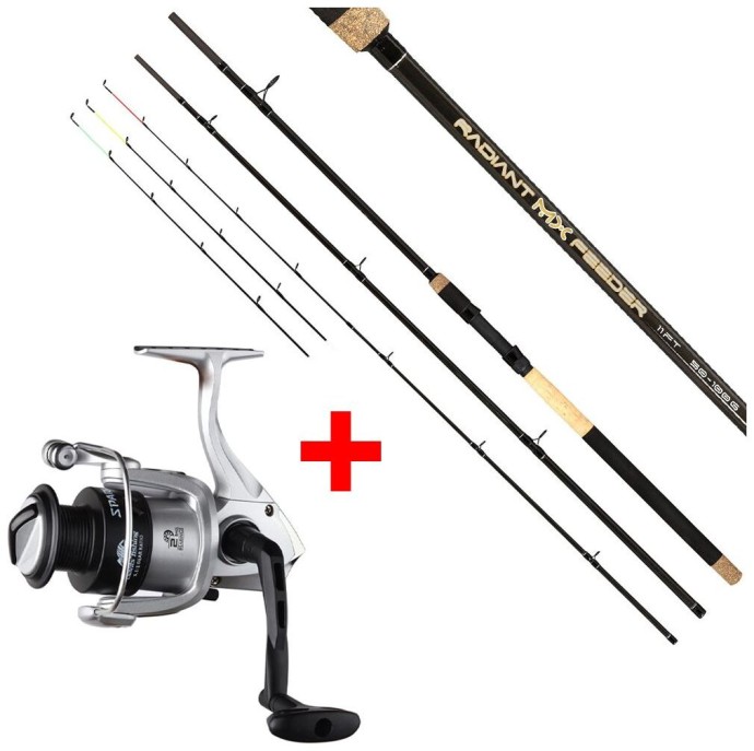 Štap Giants Fishing Radiant MX Feeder 3,6m 50-100g + rola Spark Reel FD 4000