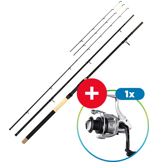 Štap Giants Fishing Radiant MX Feeder 3,6m 50-100g + rola Spark Reel FD 4000