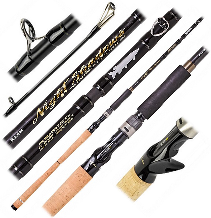 Štap Illex Night Shadows B 2,50m XXH The Wild Dog 2,50m 180-200gr