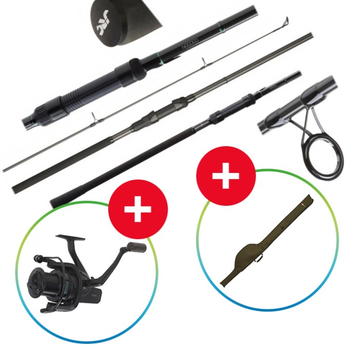 Štap JRC Cocoon 2G 12ft 3,6m 3,00lb + Rollen Mitchell Avocast + Torba JRC Defender