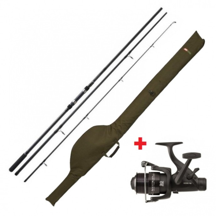 Štap JRC Defender 3,6m 3,0lb 3 dijela + Role Mitchell Avocet 6000 FS + Torba + Cezica