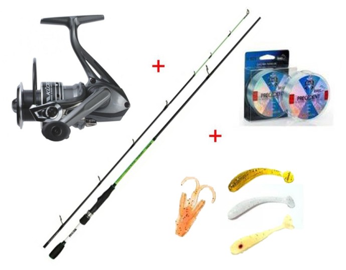 Štap Mistrall Lamberta Micro Jig 1,98m 0,5-6gr + Rola Kudos + Najlon + Gum. Mamac