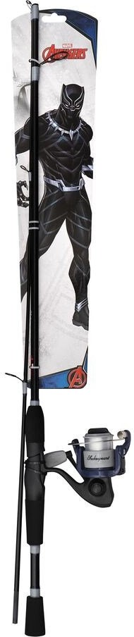 Štap + Rola Shakespeare Marvel Black Panther Spinning Combo