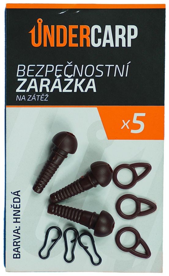 Stoper UnderCarp Sigurnosni za olovo Smeđi