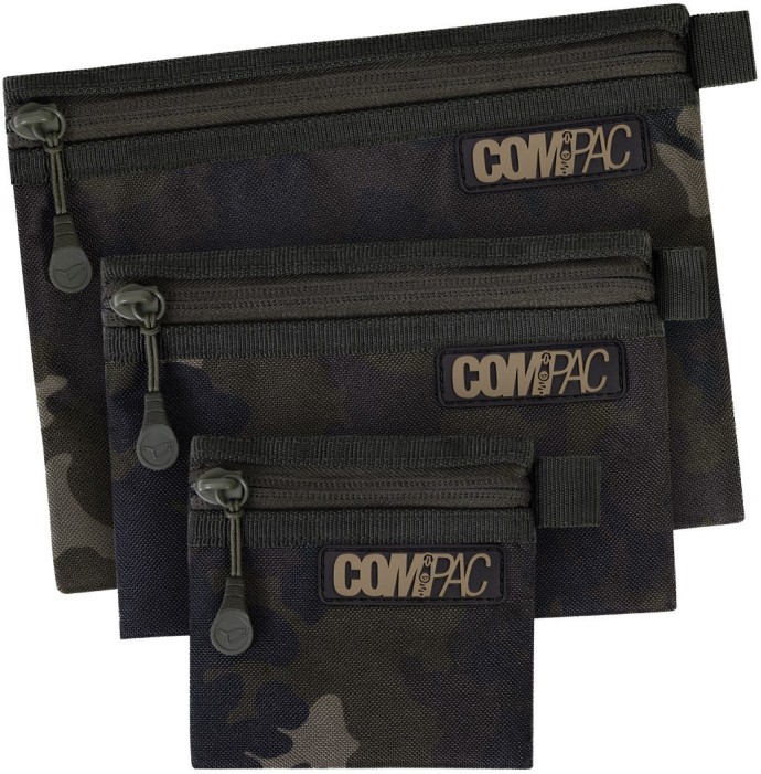 Súprava Organizérov Korda Compac Wallets Set of 3 Dark Kamo