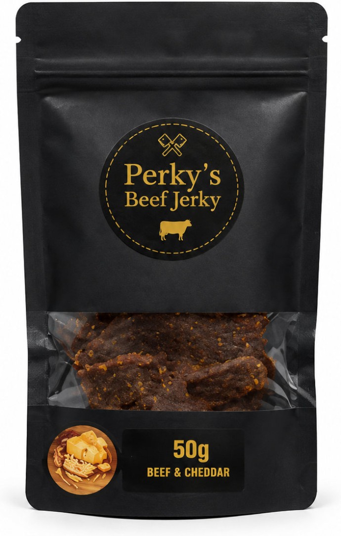 Sušené Maso Perky's Jerky Beef & Cheddar 50gr