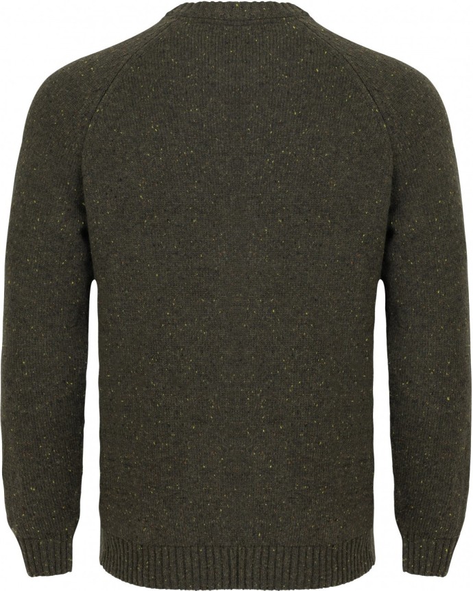 Svetr Korda Mindset Fisherman Knitted Sweater Dark Olive