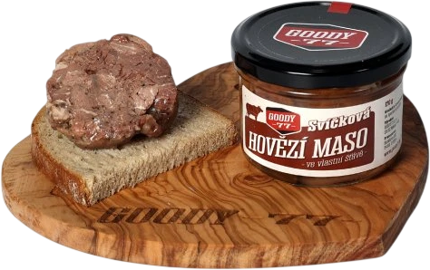 Svíčková - Hovädzie Mäso vo Vlastnej Šťave  GOODY 77 - 170gr