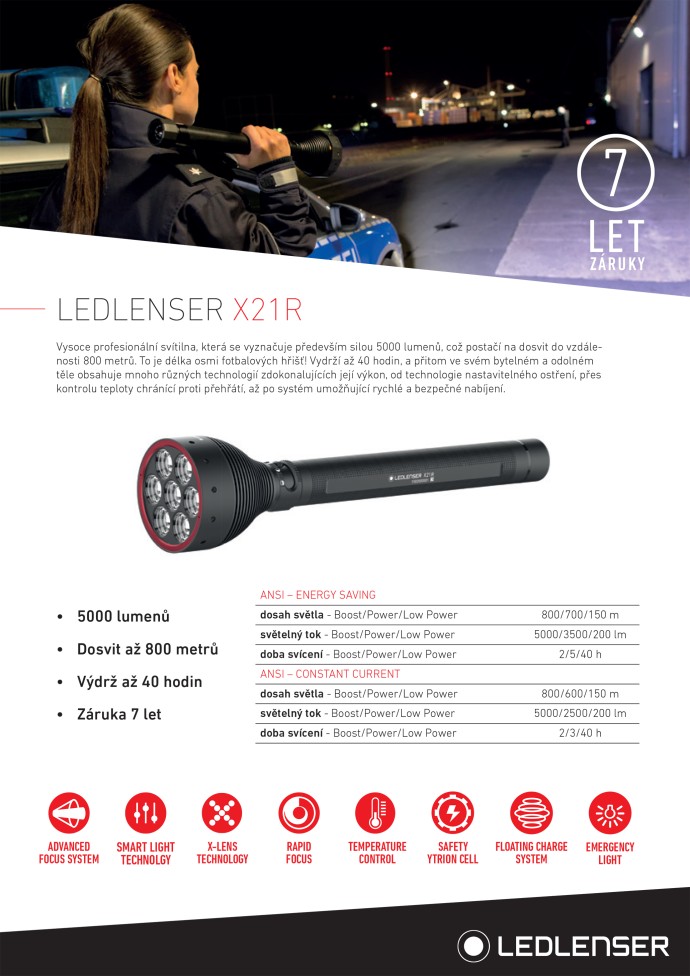 Svjetiljka Ledlenser X21R