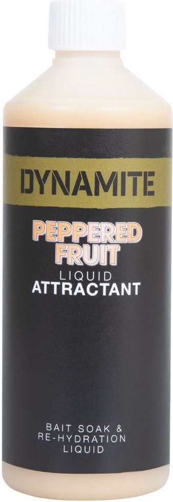 Tekući atraktor Dynamite Baits Peppered Fruit Range 500ml