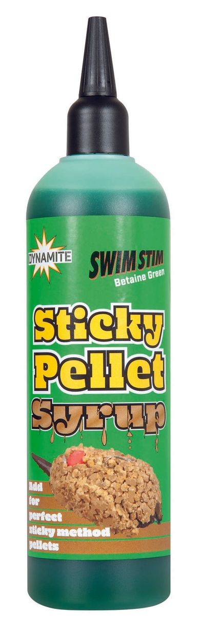 Tekutý Sirup Dynamite Baits Sticky Pellet Swim Stim 300ml