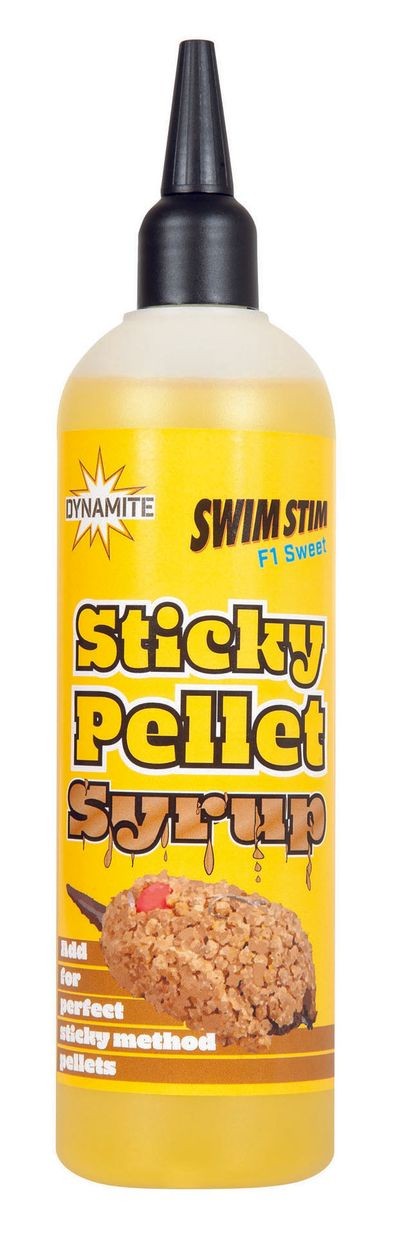 Tekutý Sirup Dynamite Baits Sticky Pellet Swim Stim 300ml