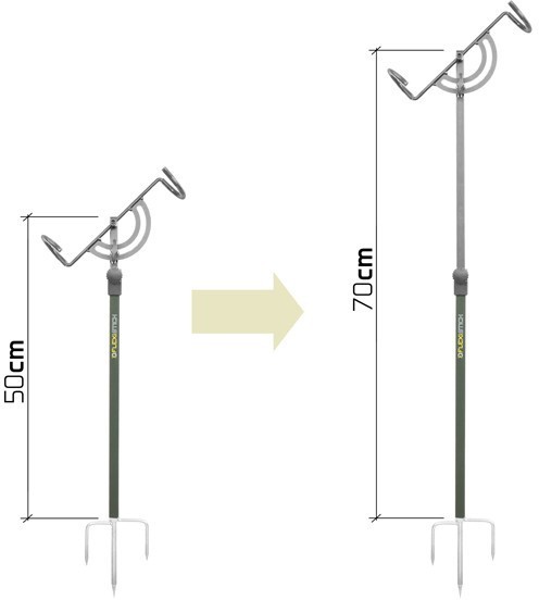 Teleskopski Držač Štapa Delphin FlexiSTICK