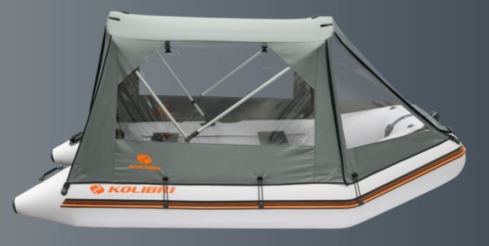 Tenda za čamac Kolibri KM-330D siva