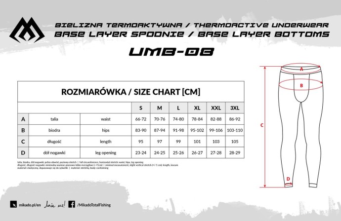 Termo donje rublje Mikado Base Layer Hlače